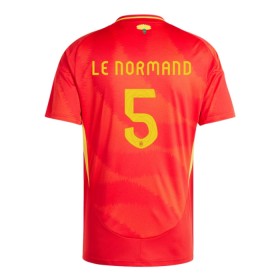 Spanien Robin Le Normand 5 Hjemme EM 2024 - Fodboldtrøjer (S/S)